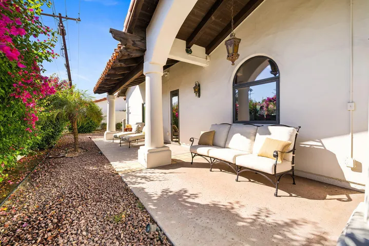 Covered Patio in Rear