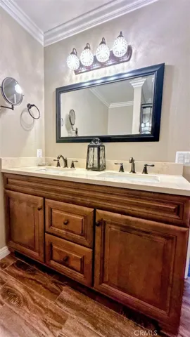 Primary Bathroom with double sink