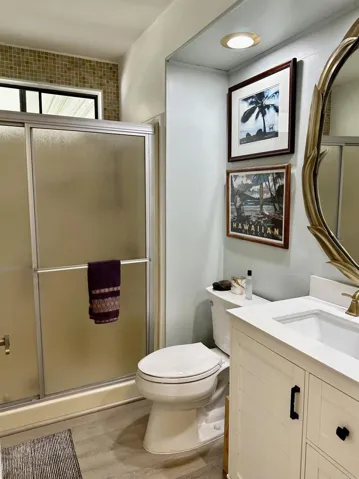 Full Bathroom with shower.