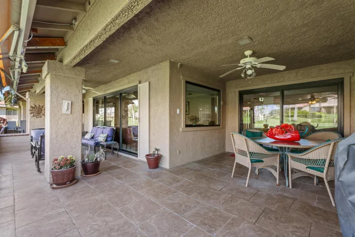 Enjoy outside dining