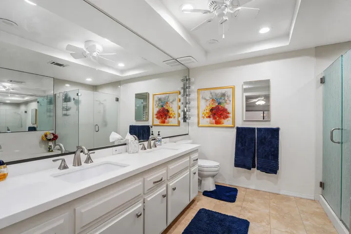 Spacious primary vanity