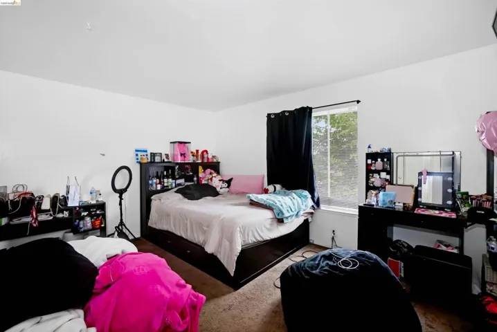 Bedroom featuring carpet floors