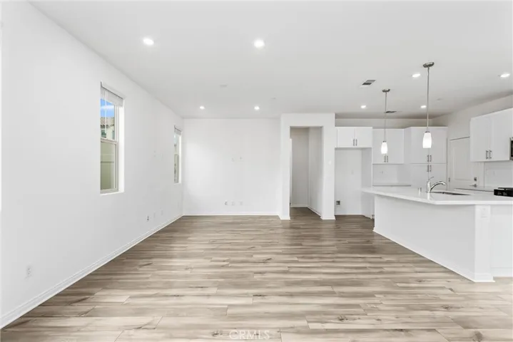 Great room combining kitchen, living, and dining