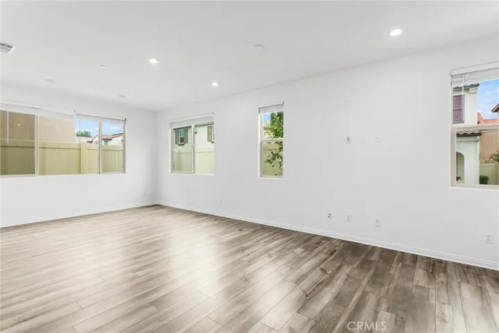 Great room combining kitchen, living, and dining