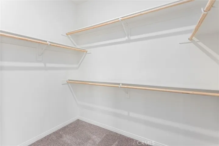 Primary suite walk-in closet