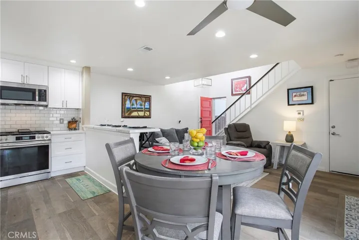 Recessed LED Lighting.
