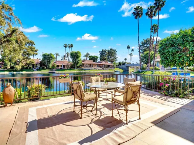 Fenced Lakeside Patio