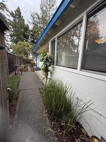 Side yard to unit 637
