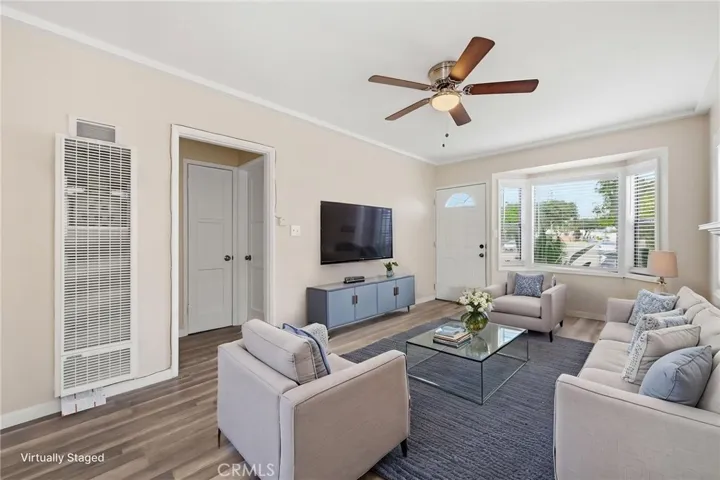 Virtually Staged Living Room