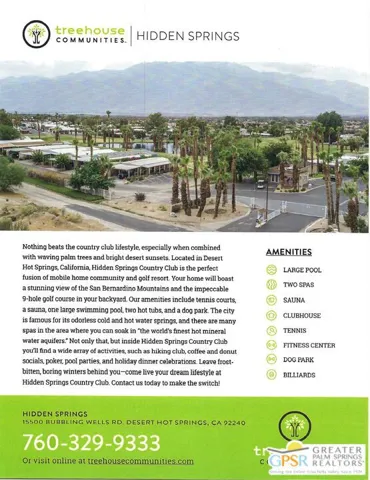 15500 Bubbling Wells Road 248, Desert Hot Springs, California 92240