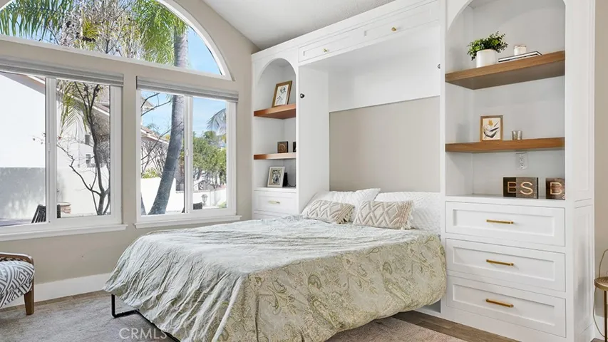 Murphy bed in family room