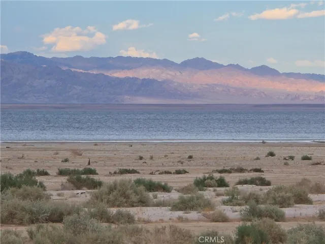 Looking across the Sea from the marina no water