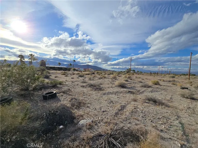 From east side of lot looking NW