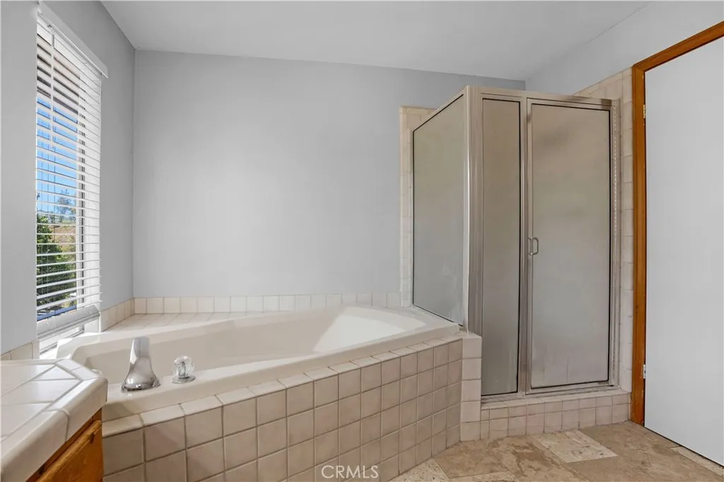 Primary bath tub and separate shower