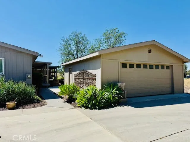 Detached two car garage for guest house