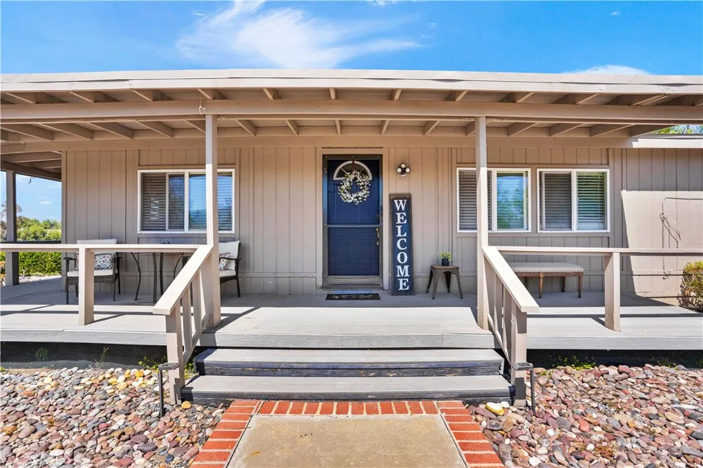 Front steps of guest house