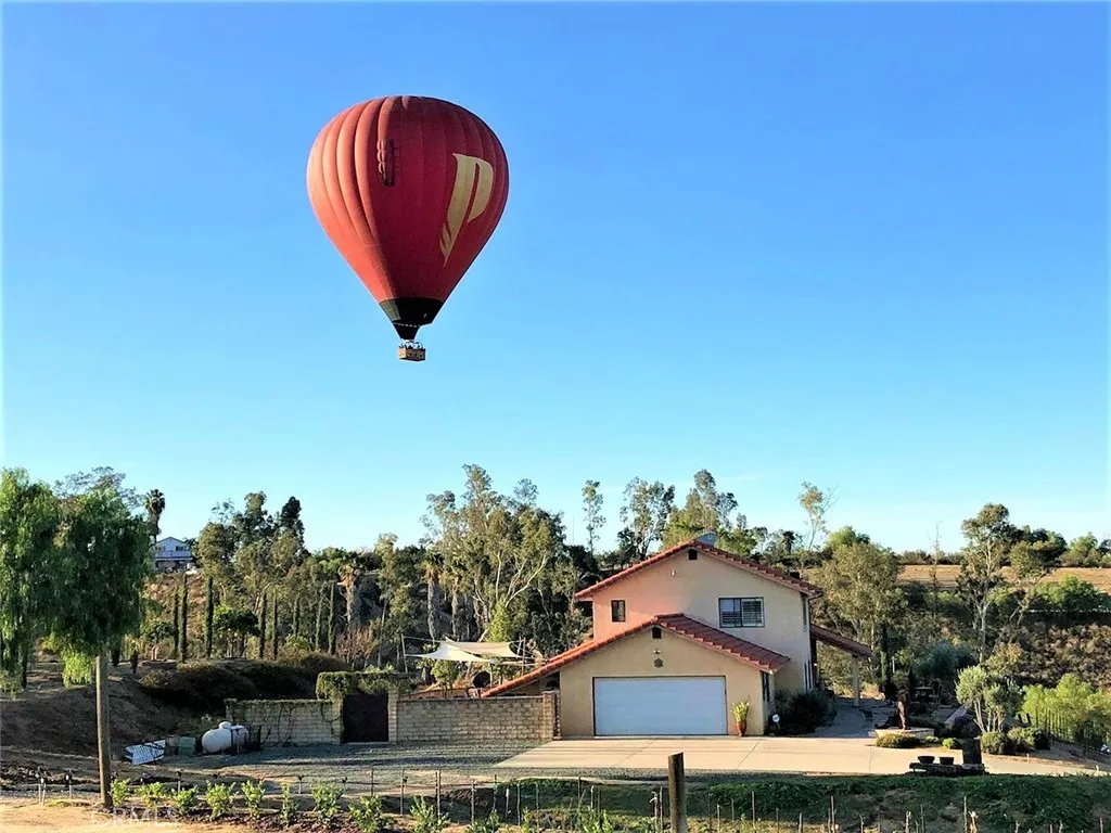 Set in the middle of wine country