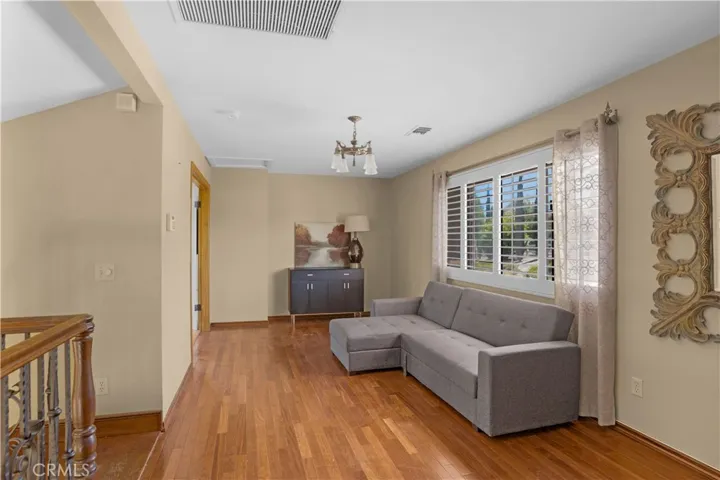 Landing includes the loft that separates master bedroom and office
