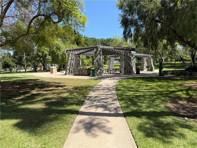 Gathering area in the park