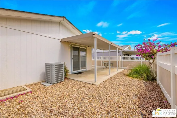 Fenced yard