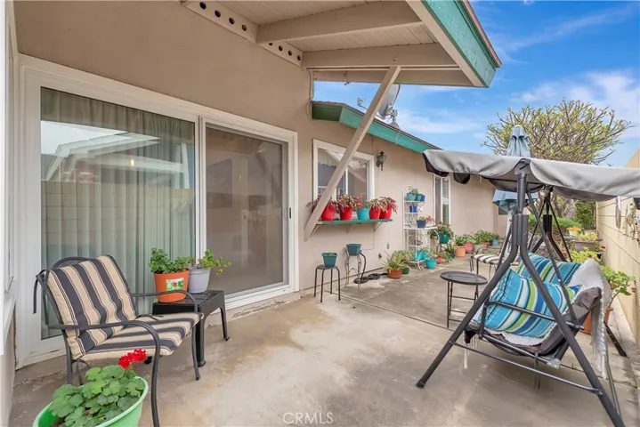 Good size side yard.