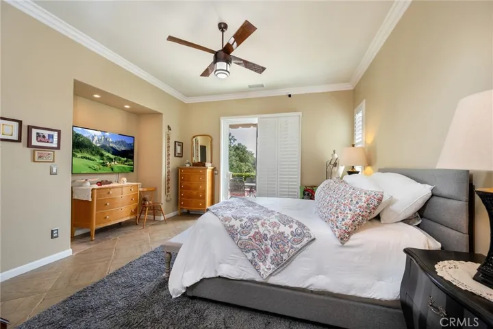 Primary Bedroom with direct access to the back yard
