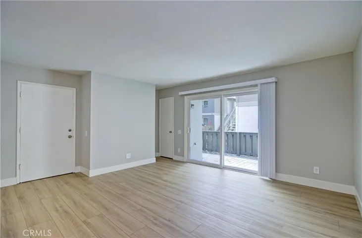 Family room looking towards sliding glass door to patio.