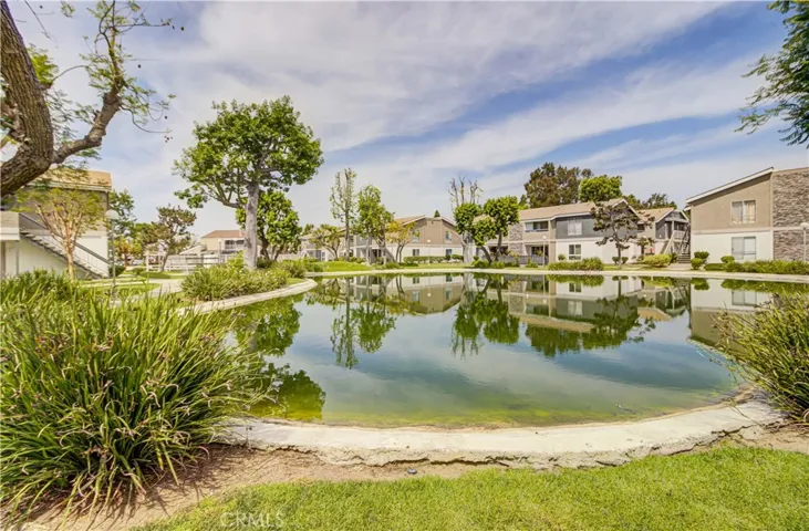 View of pond.