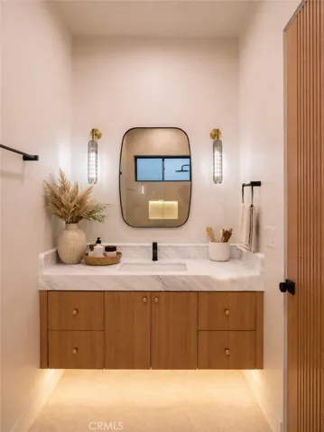 Guest Bathroom 1 Sink - Virtually Staged