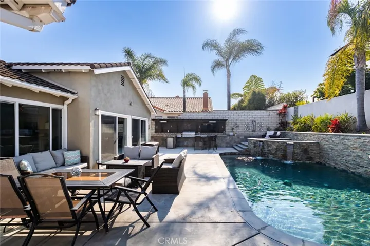 Rear Yard Patio and Pool