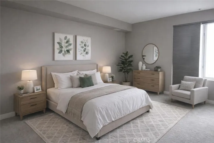 Bedroom-virtually staged