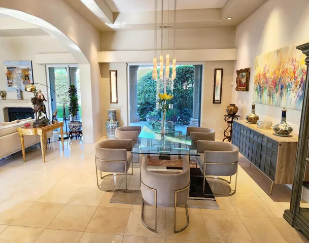 dining room arch