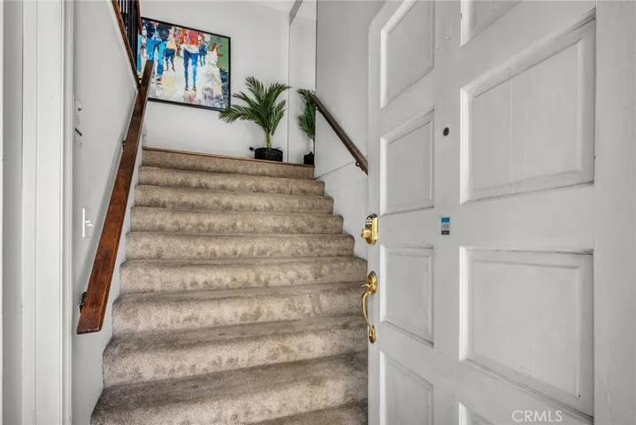 Stairs from entry door