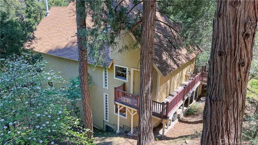 West side of house