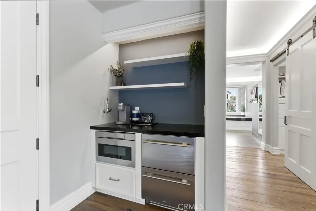 primary built in for  coffee or wet bar