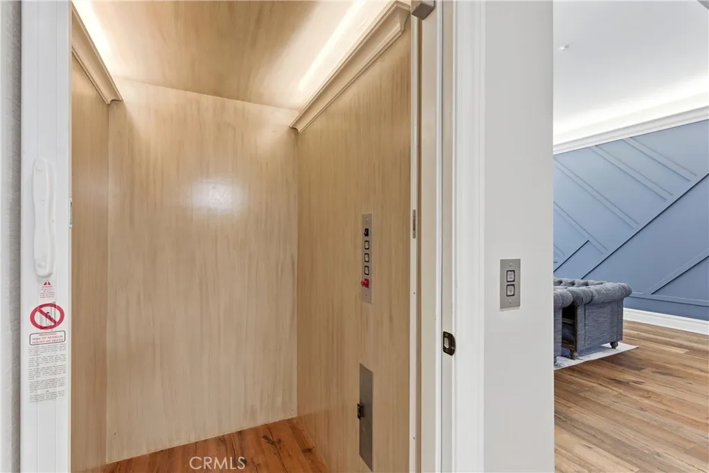 Elevator access to second level