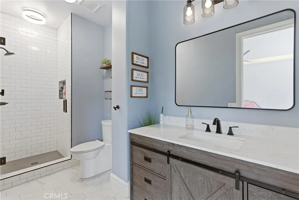 full bath with walk in shower