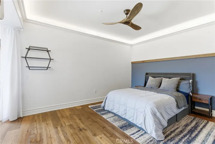 Large bedroom with access to front private pation