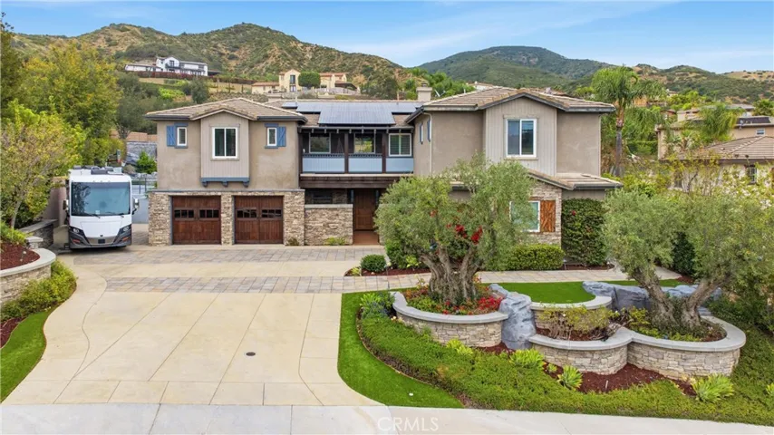 stunning home with hillside views, rv access on private lot
