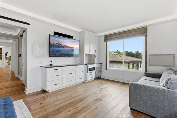 Custom built in with coffee bar and beautiful  and walk in closet