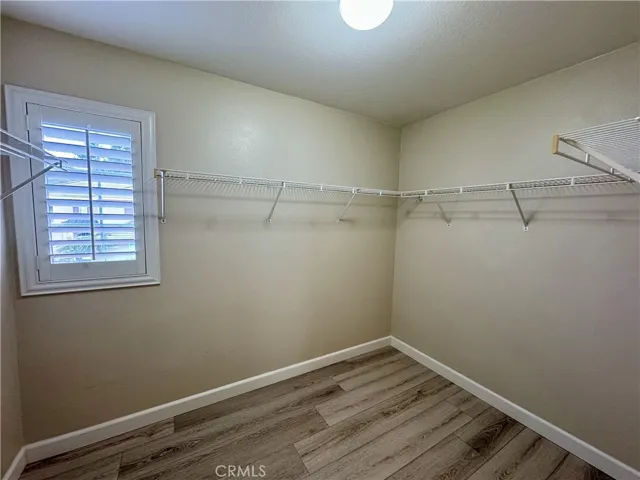Walk-in Closet in Primary Bathroom