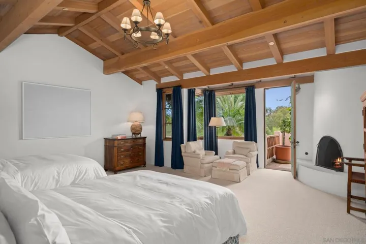One of the secondary bedroom suites.