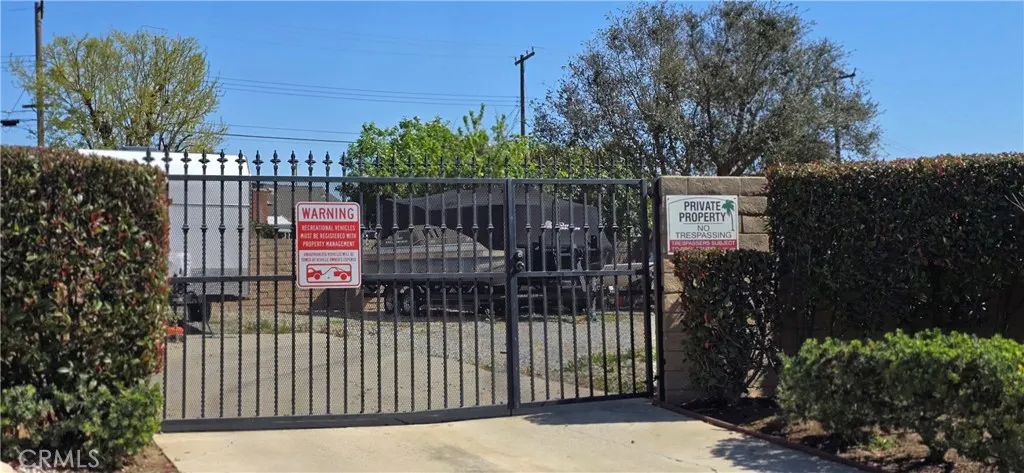 RV storage area.  May require additional permit/fee