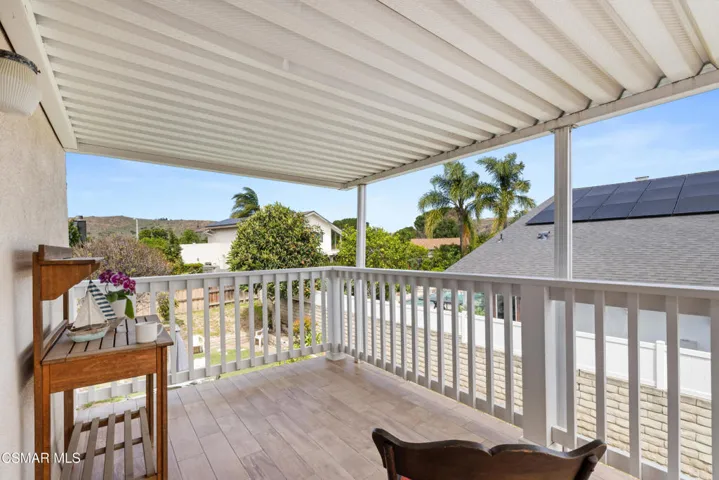 Upstairs Balcony