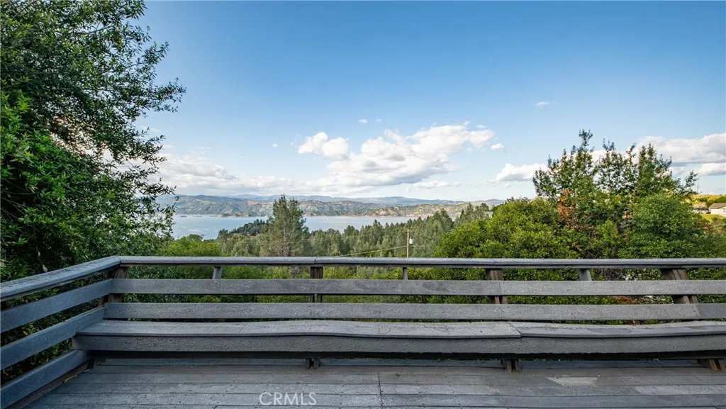 Upstairs deck.