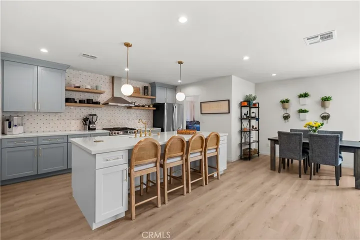 Custom island with storage and seating