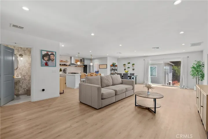 Inviting and open living space