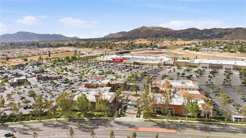 Nearby Shopping Center and 60 Freeway