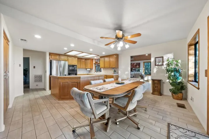 Spacious kitchen with island plus room for dining and Mountain Views!