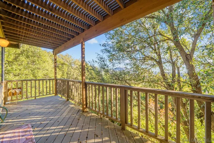 Private deck off of Primary Bedroom